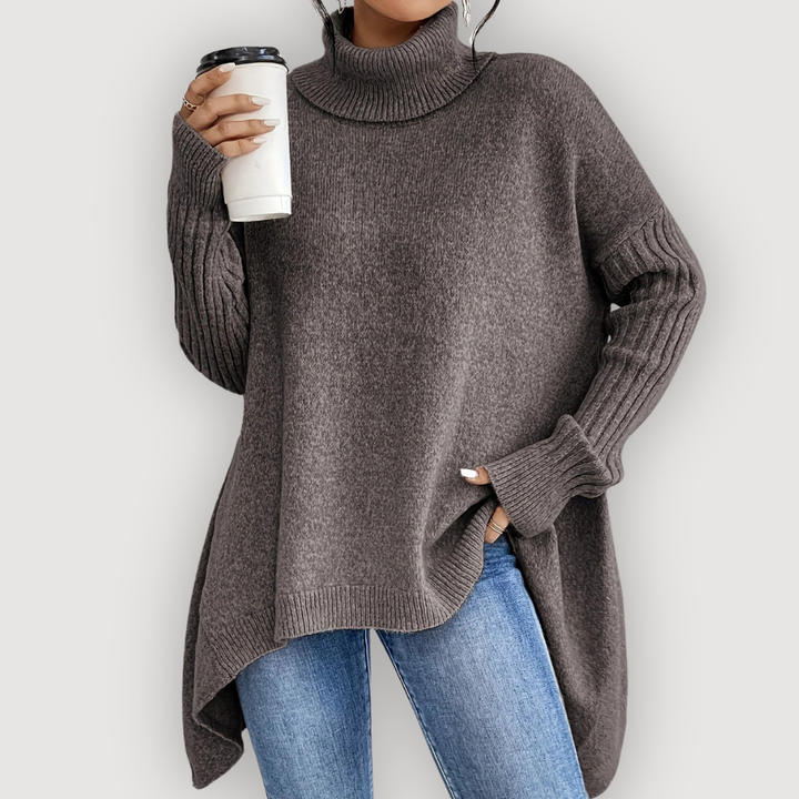 Genesis – Striktrøje med rullekrave
