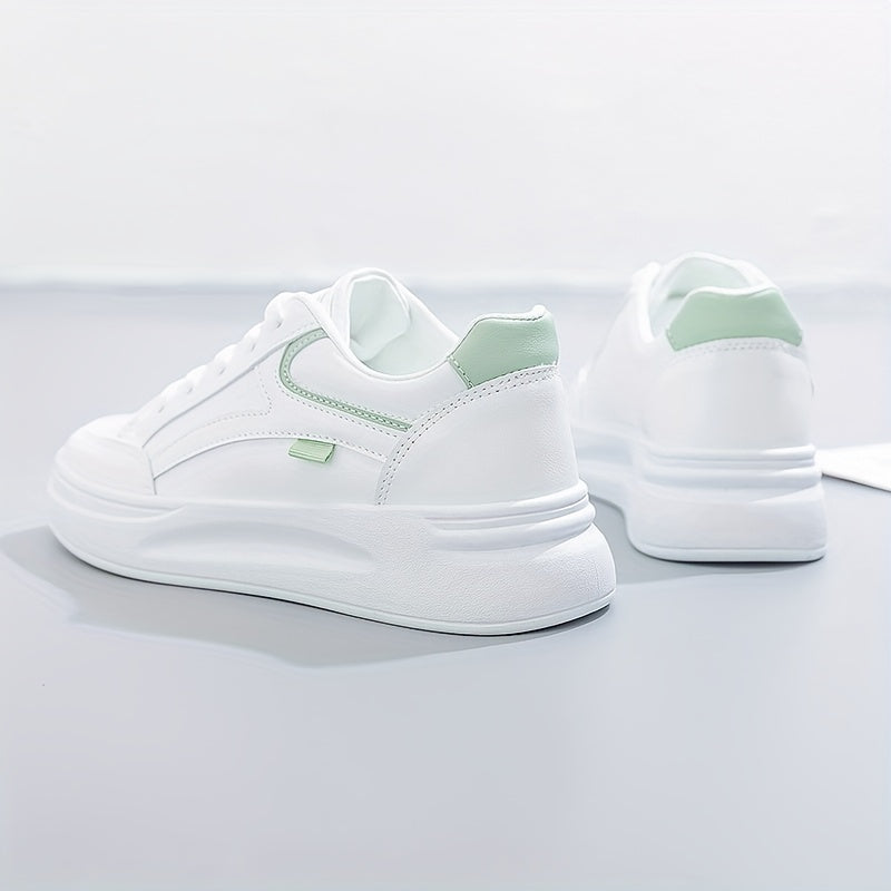 Chic hvide sneakers letvægt komfort