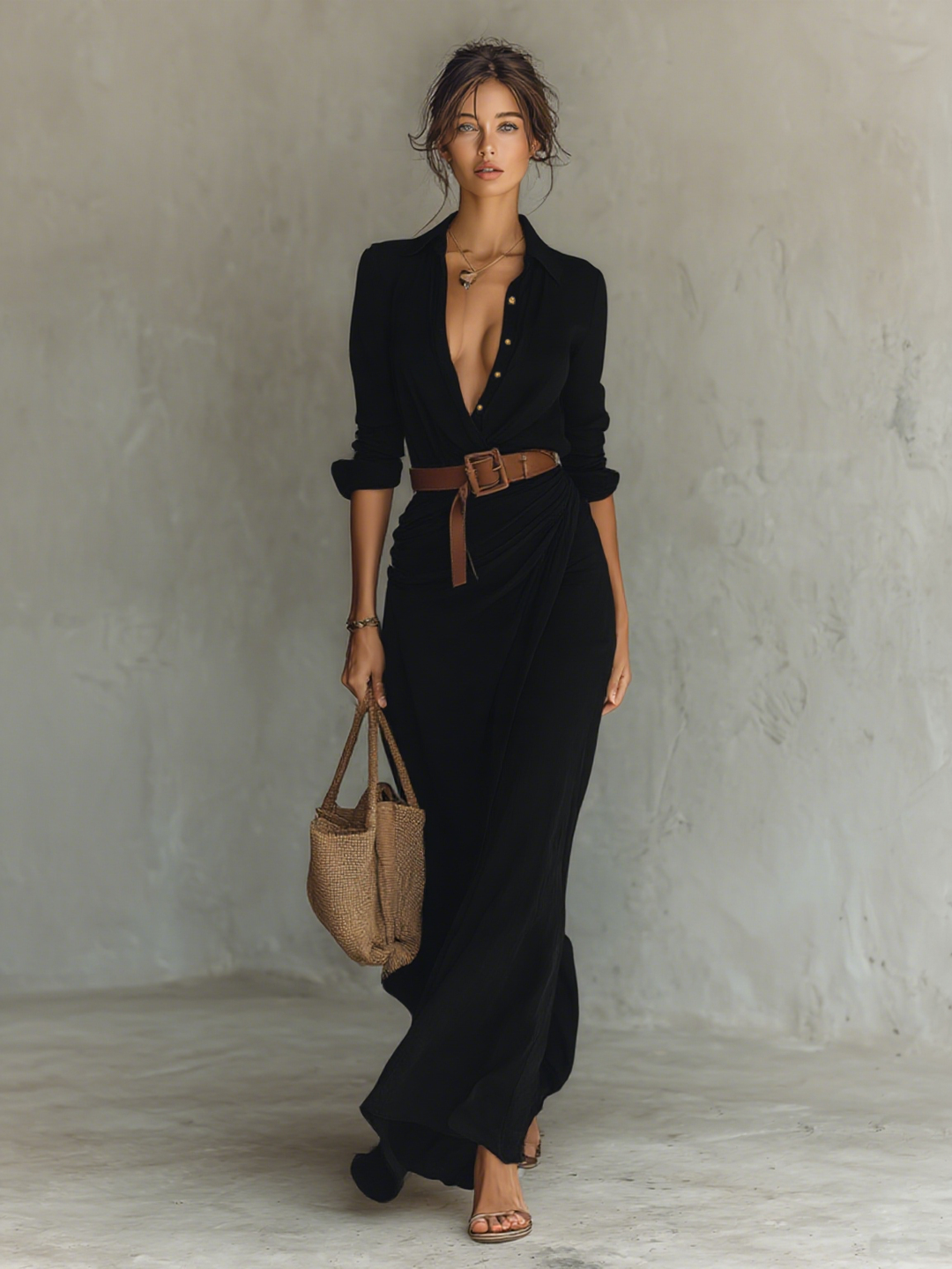Victorie – Elegant lang kjole