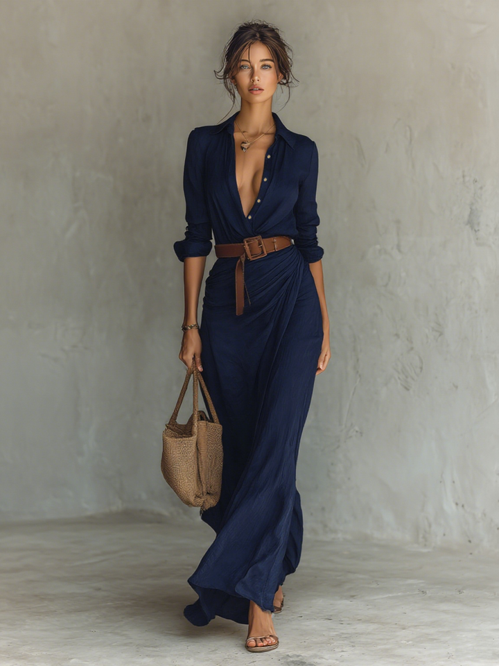 Victorie – Elegant lang kjole