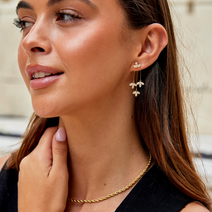 Elegant Vandfald Øreringe