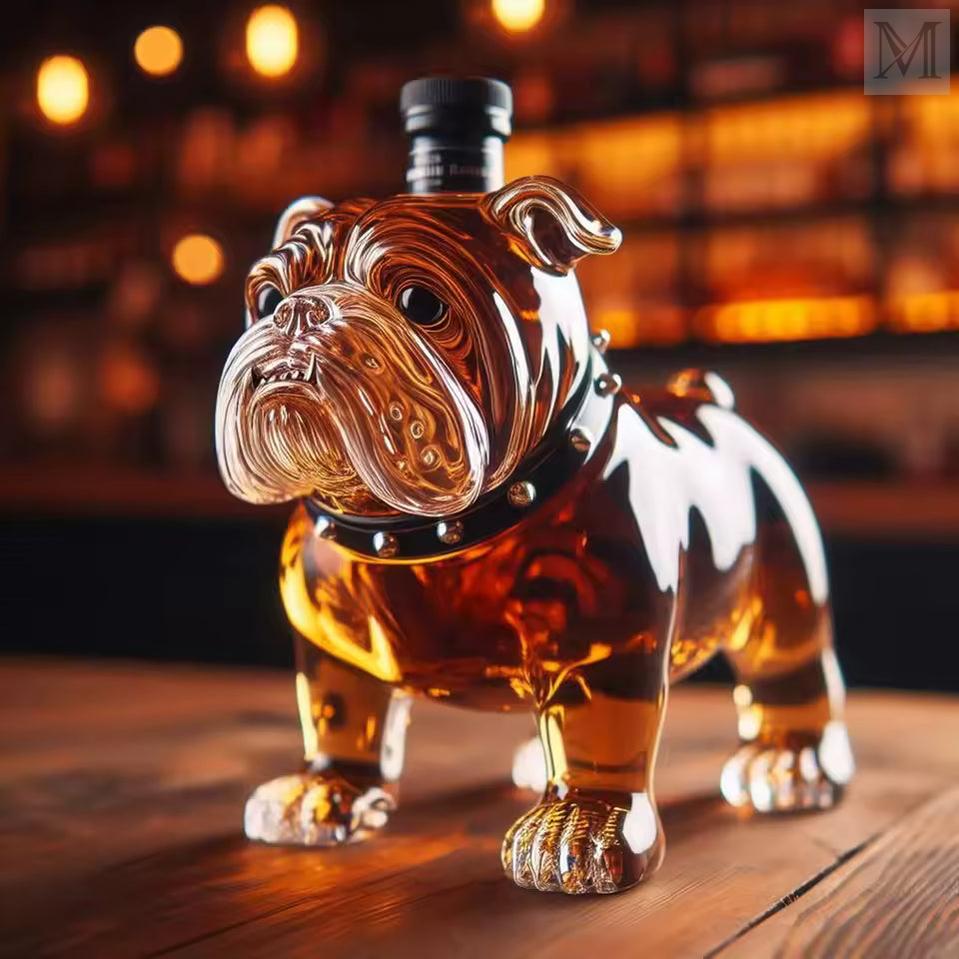 Karafka til whisky - Bulldog udgave
