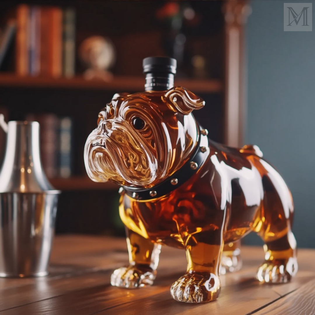 Karafka til whisky - Bulldog udgave