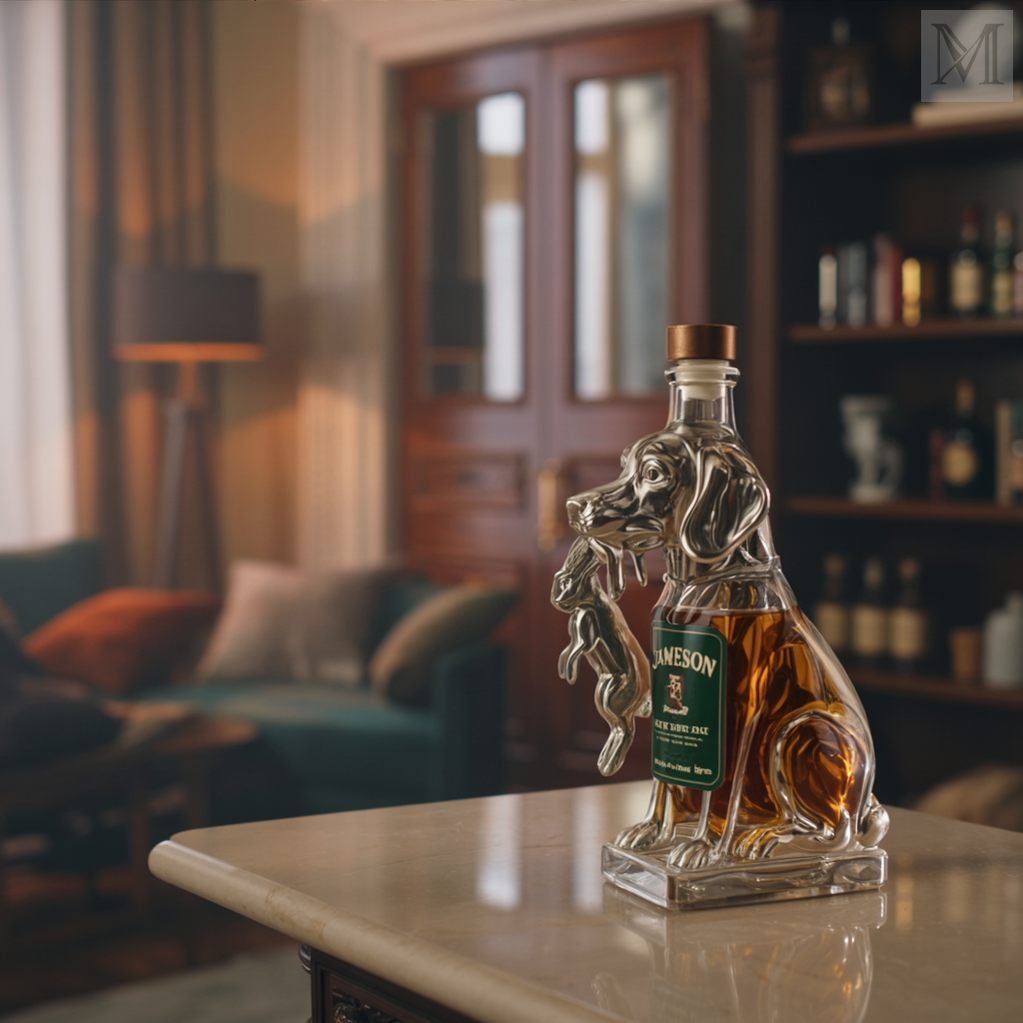 Karafka til whisky - Hundeudgave