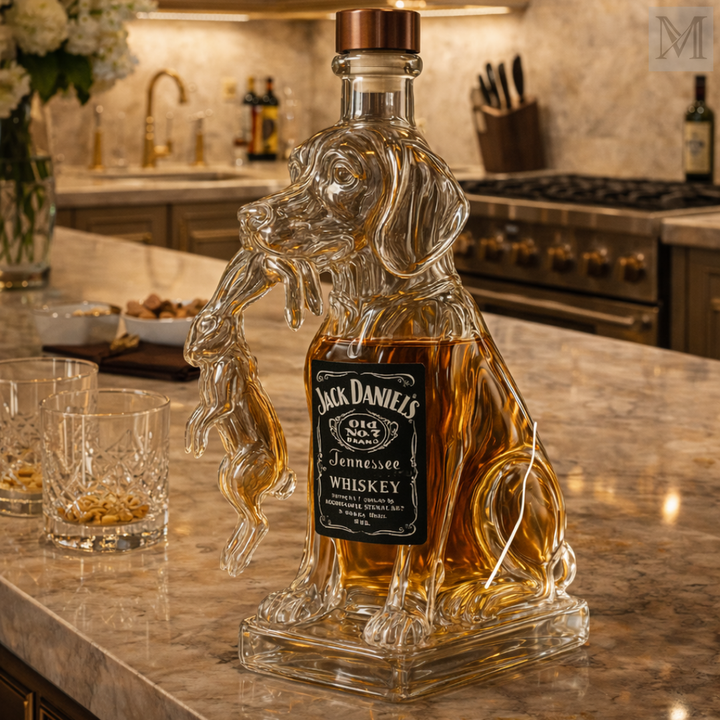 Karafka til whisky - Hundeudgave