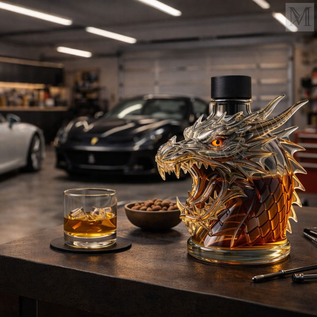 Karafka til whisky - Udgave Drage
