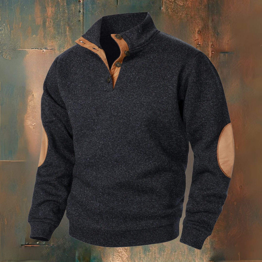 Liam | Charcoal Half-Zip Striktrøje