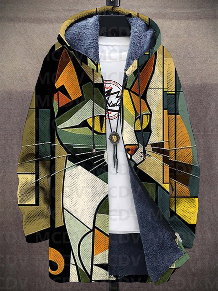 Lowanna – Farverig cardigan med kunstnerisk mønster