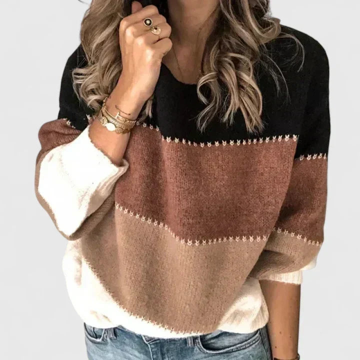 Layla – Stribet striktrøje
