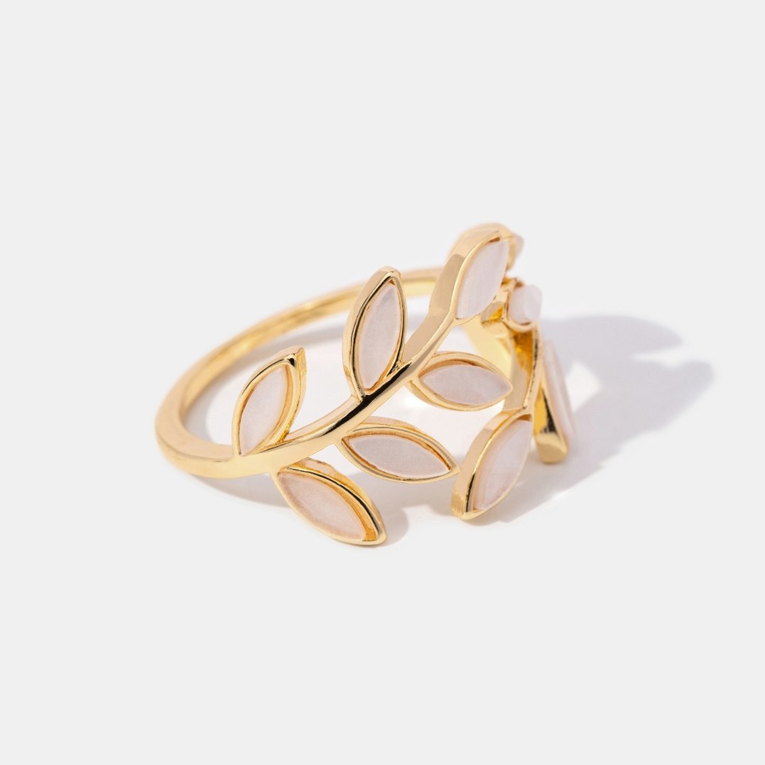 Serene - Guldblad Ring