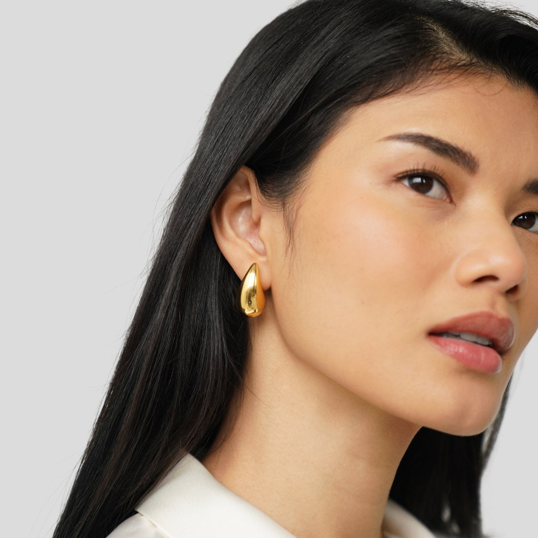 Ame Gold Dråbeøreringe