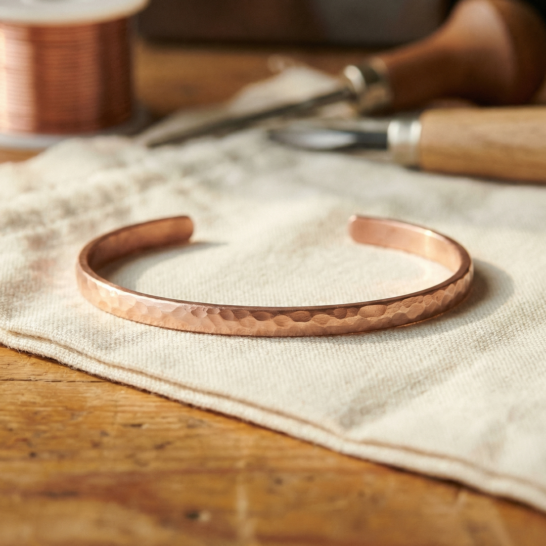 Kobberankelring