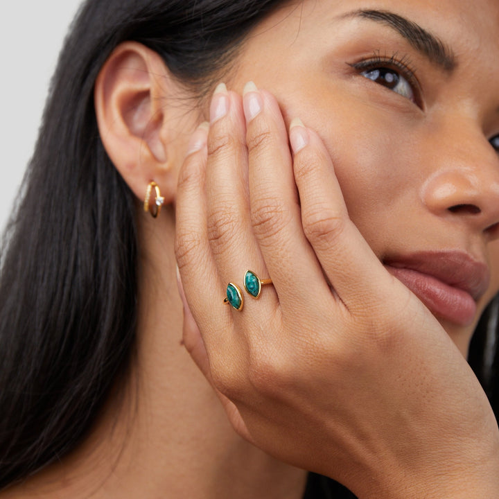 Luxe - Grøn Wrap Ring