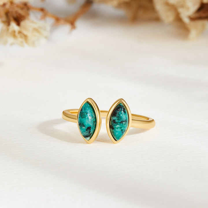 Luxe - Grøn Wrap Ring