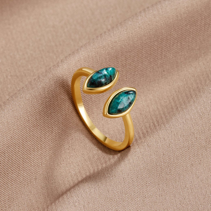 Luxe - Grøn Wrap Ring