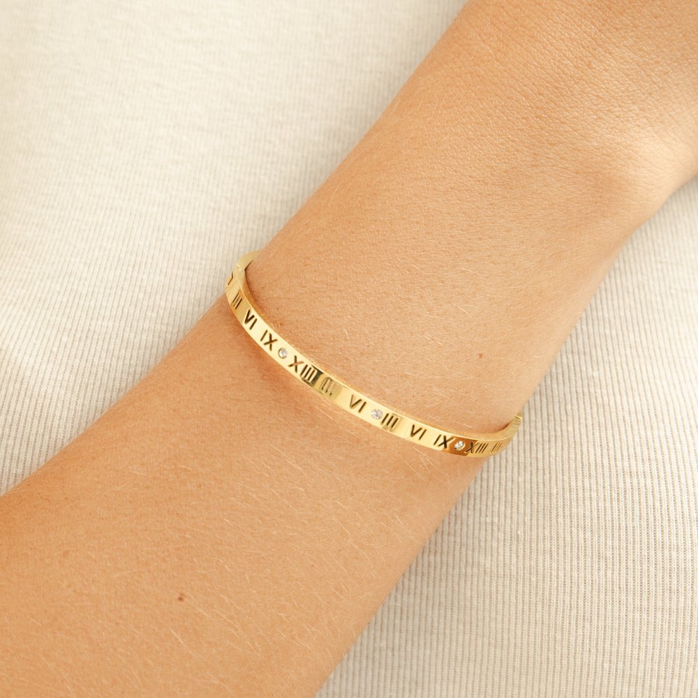 Romersk Gylden Armbånd